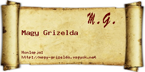 Magy Grizelda névjegykártya